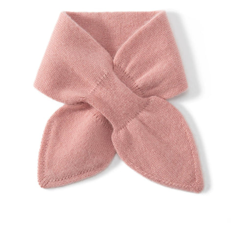 Kids Cashmere Knitted Bowknot Neckerchief Soft Neck Warmer Casual Shawl