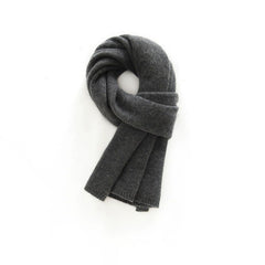 Luxury Soft Knit 100% Cashmere Neck Scarf Unisex Winter Wrap