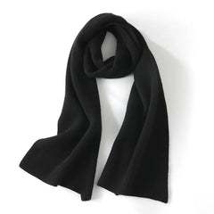 Classic Soft Winter Wrap 100% Cashmere Knit Scarf for Women & Men