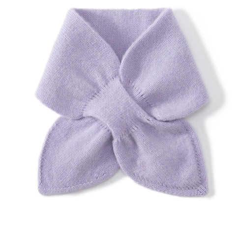 Kids Cashmere Knitted Bowknot Neckerchief Soft Neck Warmer Casual Shawl
