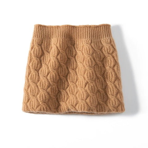 Winter Casual Outdoor Knitted Snood Cashmere Universal Neck Warmer Scarves