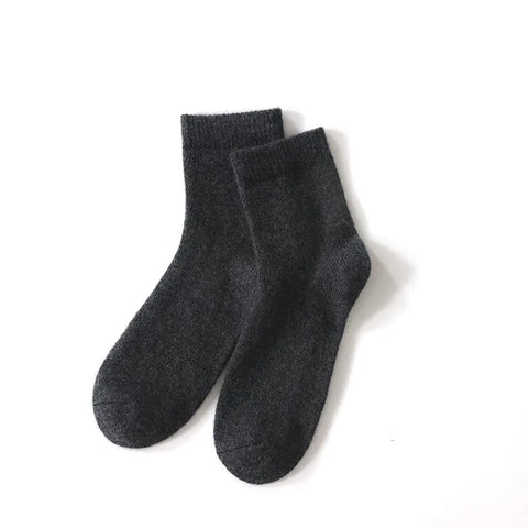 100% Pure Cashmere Women's Winter Boots Socks Thick Warm Comfort Fit