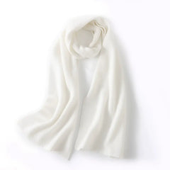 Classic Soft Winter Wrap 100% Cashmere Knit Scarf for Women & Men