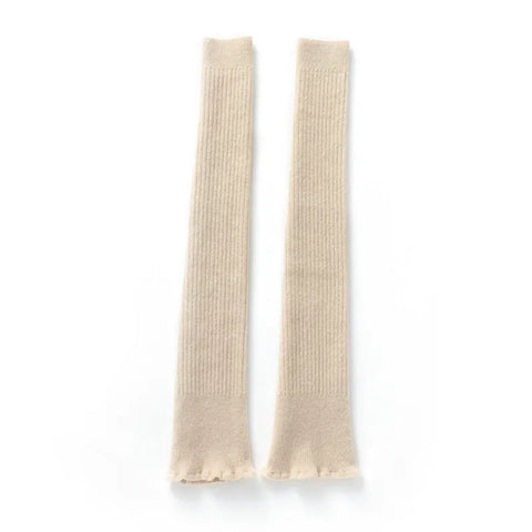 Women’s Long Cashmere Leg Warmers Thickened Knee Protection for Winter