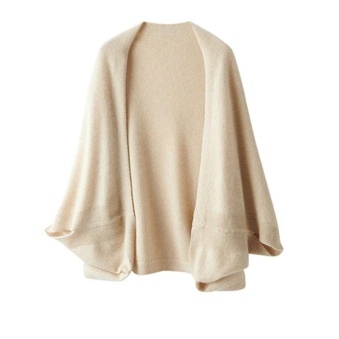 Damas Elegantes Pure Cashmere Skwly Bufla Bufla suelta Wrap