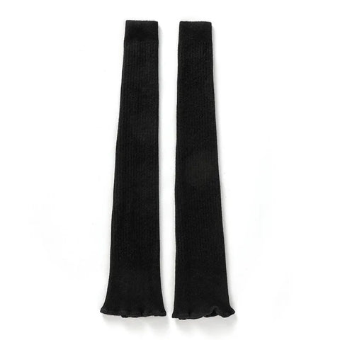 Women’s Long Cashmere Leg Warmers Thickened Knee Protection for Winter