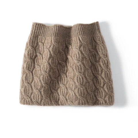 Winter Casual Outdoor Knitted Snood Cashmere Universal Neck Warmer Scarves