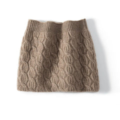 Winter Knitted Snood Cashmere Universal Neck Warmer Scarves