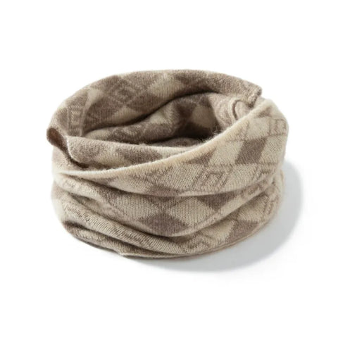 Checkered & Patterned Designs Unisex Cashmere Scarf  Neck Warmer
