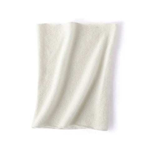 Lightweight Pure Cashmere Neck Warmer Infinity Scarf for Cold Weather