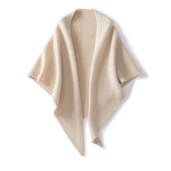 Warm Capes 100% Cashmere Knitted Shawls Draped Shawl Wrap