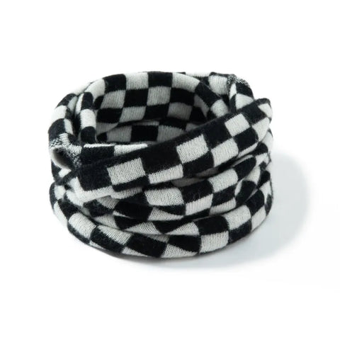 Checkered & Patterned Designs Unisex Cashmere Scarf  Neck Warmer