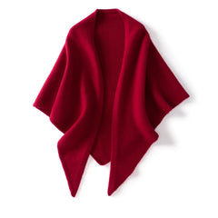 Warm Capes 100% Cashmere Knitted Shawls Draped Shawl Wrap