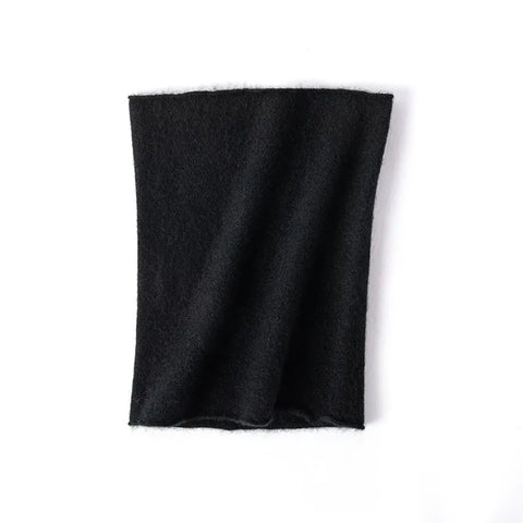 Lightweight Pure Cashmere Neck Warmer Infinity Scarf for Cold Weather