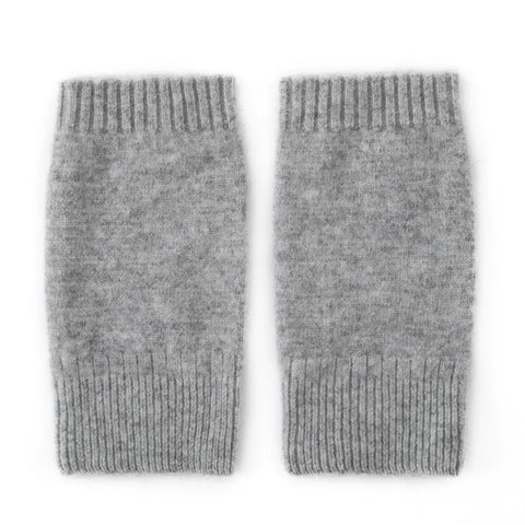 Classic Half Finger Fingerless Cashmere Knit Gloves Hand Knitted Mittens