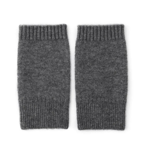 Classic Half Finger Fingerless Cashmere Knit Gloves Hand Knitted Mittens
