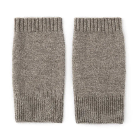 Classic Half Finger Fingerless Cashmere Knit Gloves Hand Knitted Mittens