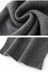 Classic Soft Knit Winter Skull Cap 100% Cashmere Beanie Hat