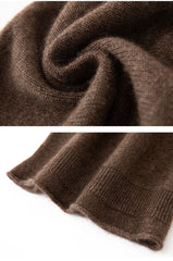 Classic Soft Knit Winter Skull Cap 100% Cashmere Beanie Hat