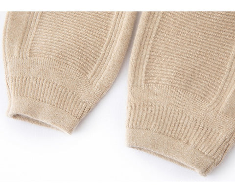 Thickened Knit Joint Protectors 100% Cashmere Knee Warmers