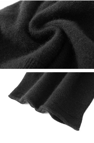 Classic Soft Knit Winter Skull Cap 100% Cashmere Beanie Hat