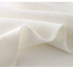 Classic Soft Winter Wrap 100% Cashmere Knit Scarf for Women & Men