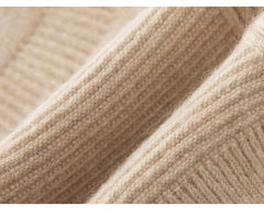 Thickened Knit Joint Protectors 100% Cashmere Knee Warmers