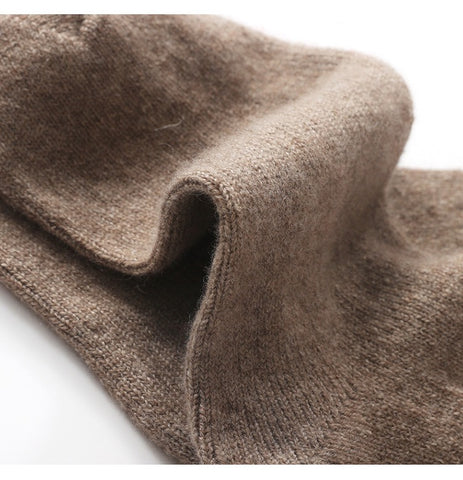 100% Pure Cashmere Women's Winter Boots Socks Thick Warm Comfort Fit