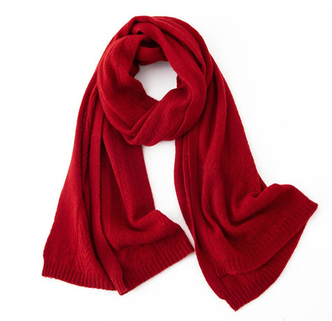 100% Cashmere Knit Warm Long Pashmina Big Scarves Wrap Shawl