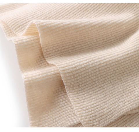 Bufanda clásica de invierno suave de punto 100 % cachemir para mujer & Hombres