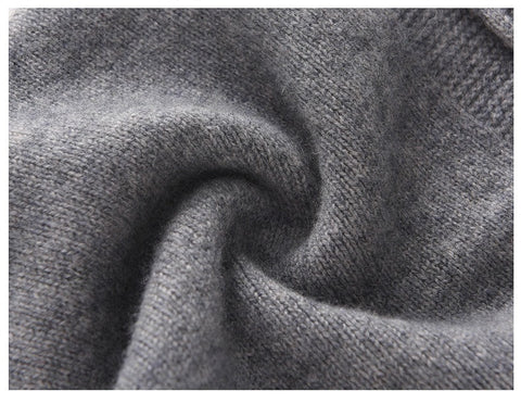 Dual-purpose Neck Cover Cashmere Drawstring  Two-Tone Knit Hat