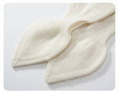 Kids Cashmere Knitted Bowknot Neckerchief Neck Warmer Shawl