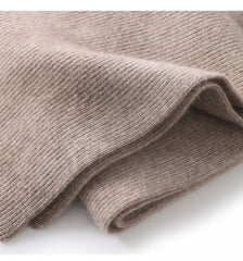 Classic Soft Winter Wrap 100% Cashmere Knit Scarf for Women & Men