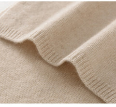 Luxury Soft Knit 100% Cashmere Neck Scarf Unisex Winter Wrap